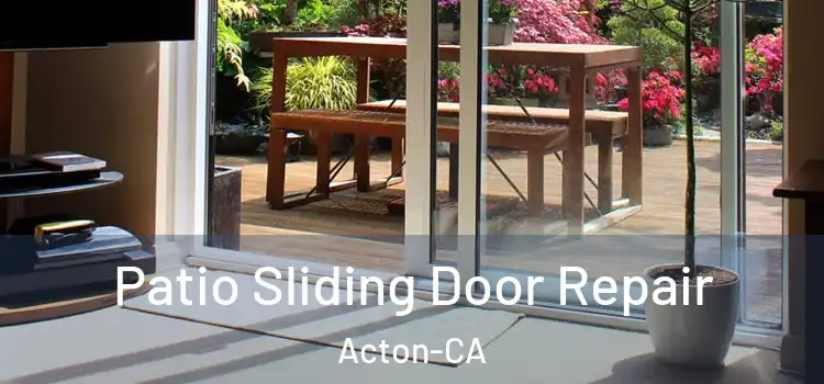  Patio Sliding Door Repair Acton-CA